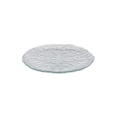 Cryspo Trio Πιάτο Φρούτου Γυάλινο ''Kanvas Clear'' Φ21cm 8026003
